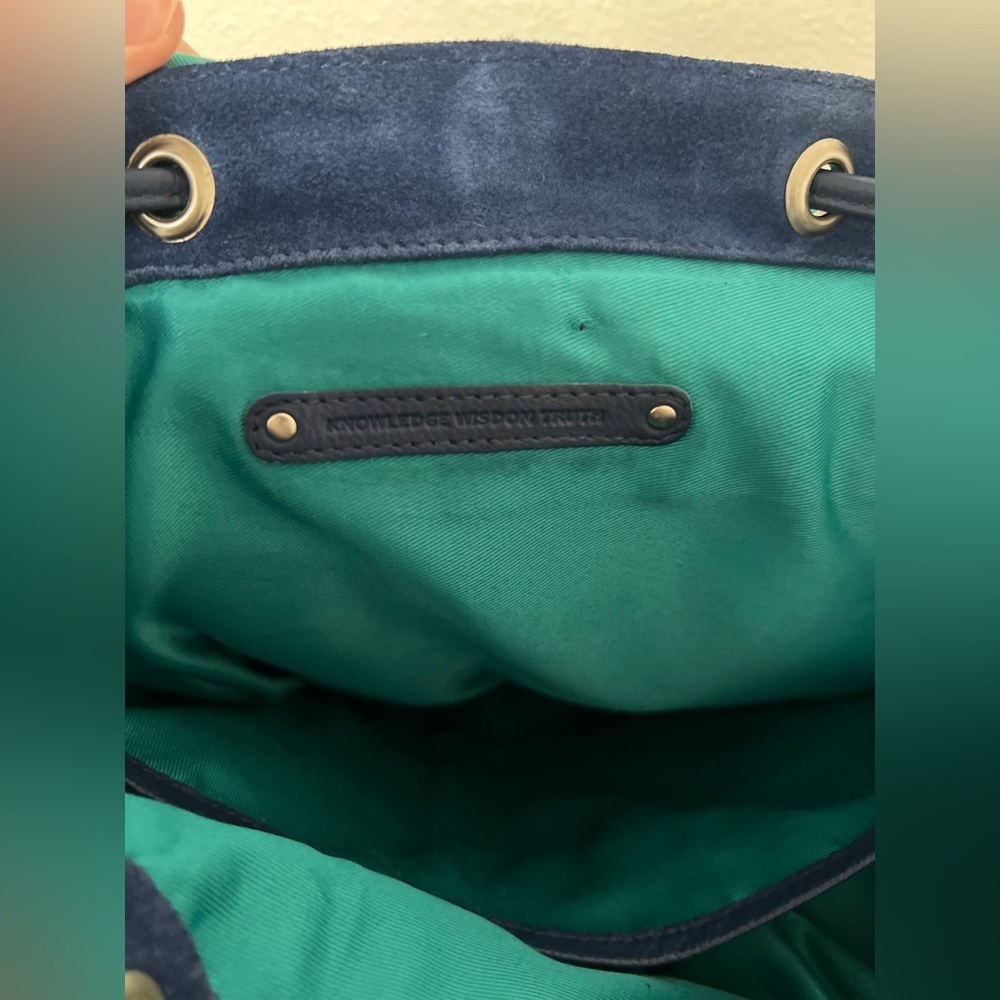 Robert Graham Suede Blue Rucksack - Picture 12 of 13